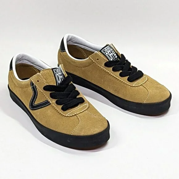 VANS Women's Sport Low Top Suede Sneakers in Antelope Brown Size 9.5 (MSRP $79) - Picture 3 of 12